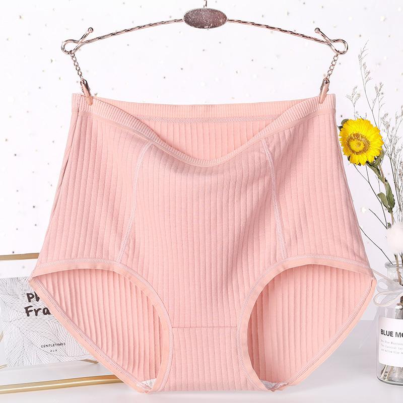 XL-6XL Unterhosen für ältere und mittlere Menschen aus reiner Baumwolle mit hoher Taille und Slips in Übergröße, atmungsaktive Damenunterwäsche für Mütter mittleren Alters 4XL white