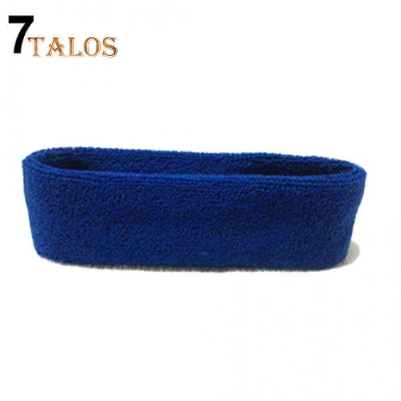 Unisex Sport Yoga Fitness Stretch Schweiß Schweißband Haarband Stirnband Kopfbedeckung Haare Schmuckstück königsblau