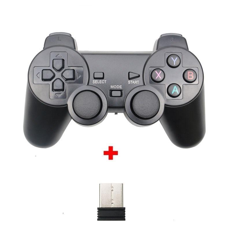 2,4G Wireless Gamepad Controller Für PC/ PS3/ TV Box/ Android Telefon Joystick Für Super Konsole X Pro Video Spiel Konsole 1 schwarz