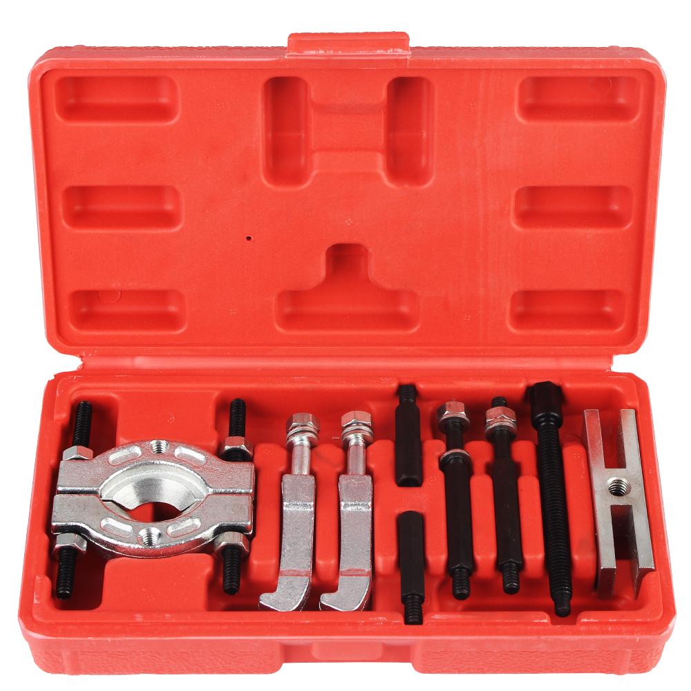 Lagerentfernungswerkzeugsatz, Lagertrenner und Abziehersatz, 9-teiliger Lagertrenner, Autoreparatur-Werkzeugsatz mit rotem Koffer, Autozubehör, professionell 9 Pcs