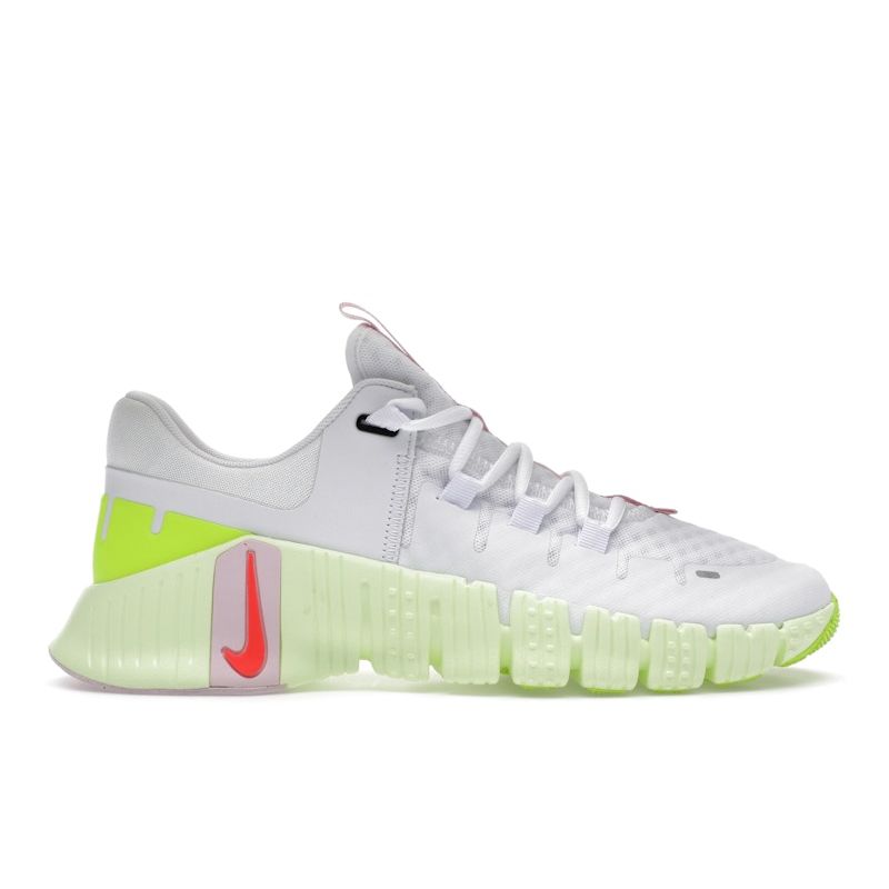 Nike Free Metcon 5 Weiß Barely Volt Damen Sneaker Pink-Foam Bright-Crimson DV3950-104 41