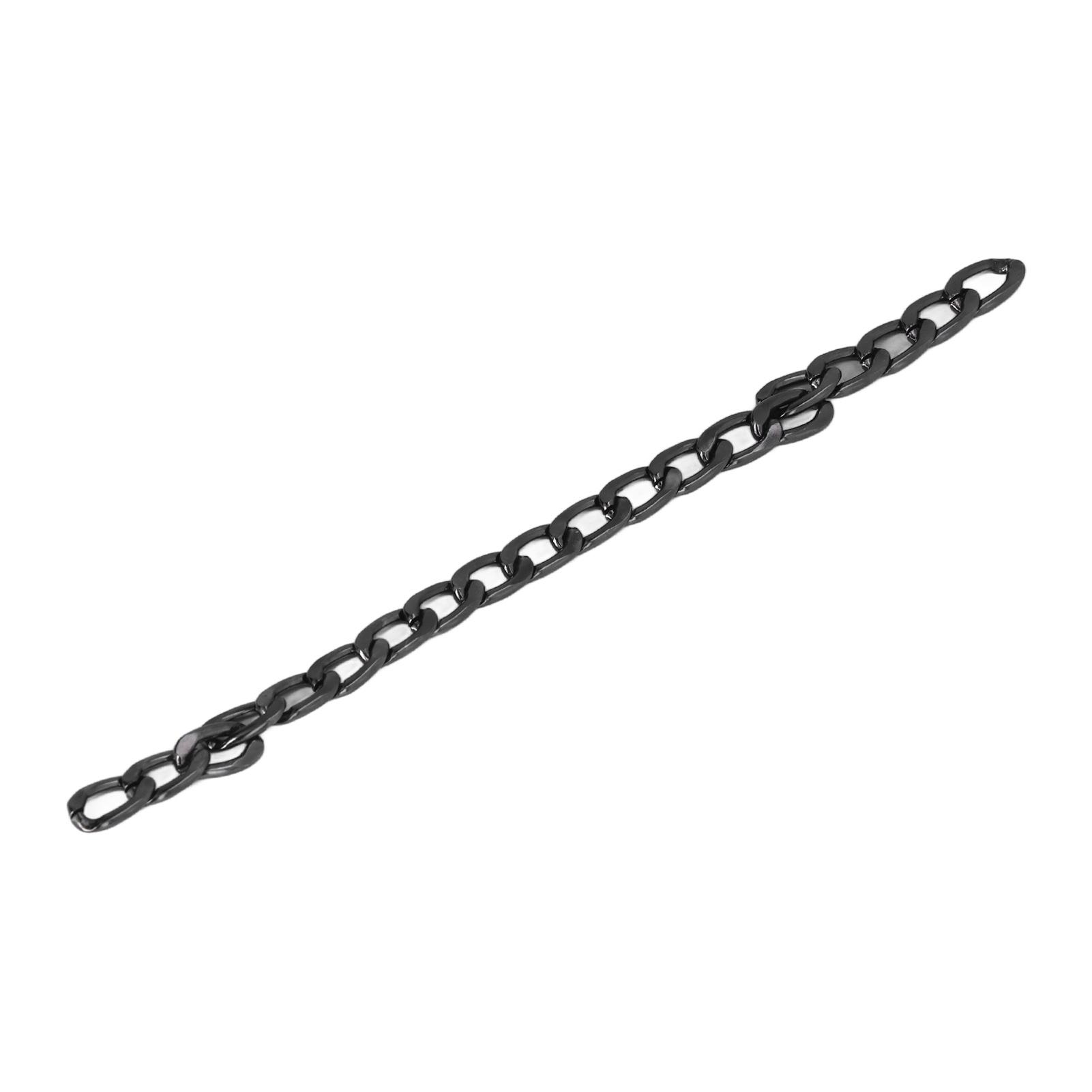 10m Aluminium Panzerkette Elegant Rostbeständig Metall Panzerketten für Halsketten Schmuckherstellung DIY graue