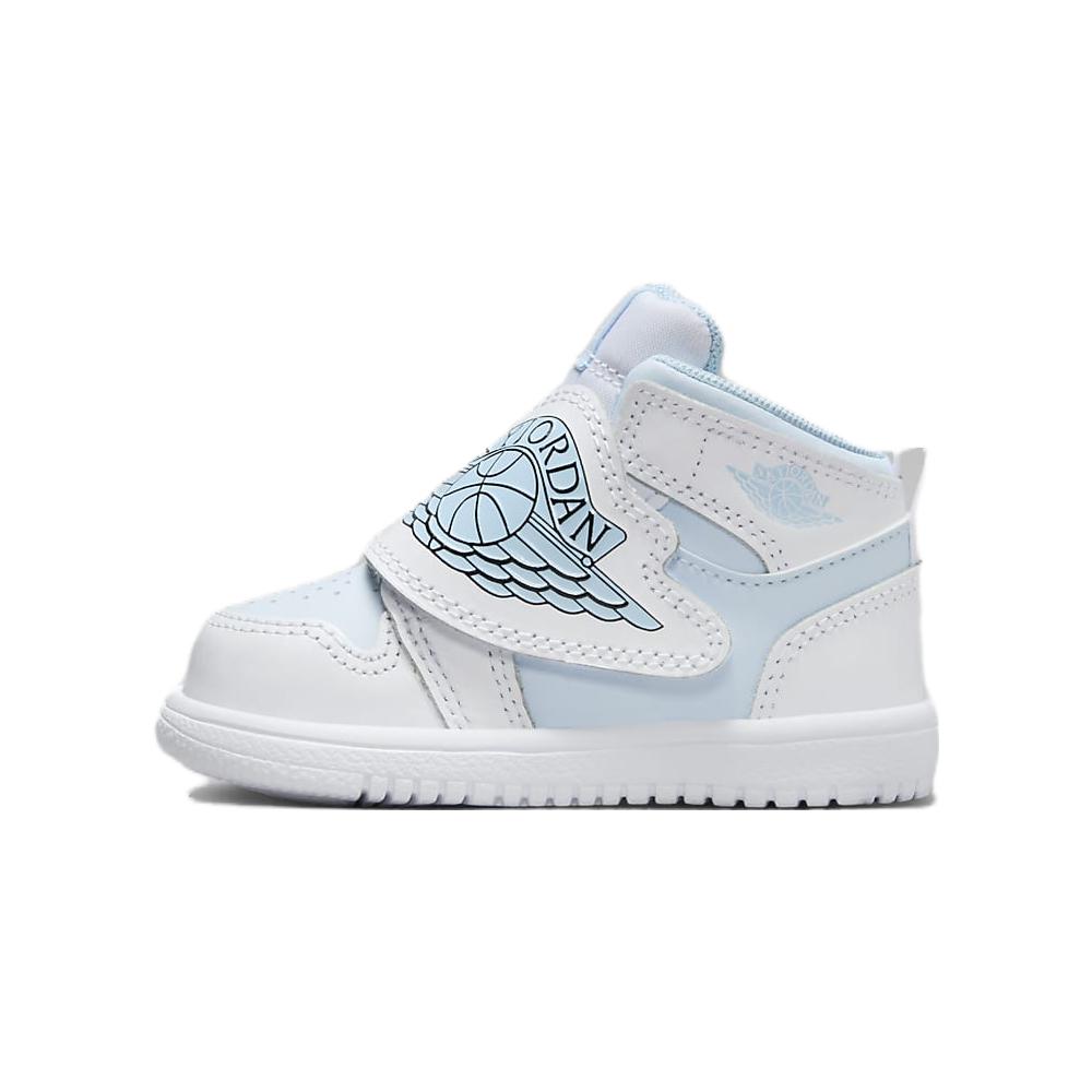 Air Jordan Sky Jordan 1 TD Blue Tint Baby-Sneaker Weiß Eisblau BQ7196-411 22