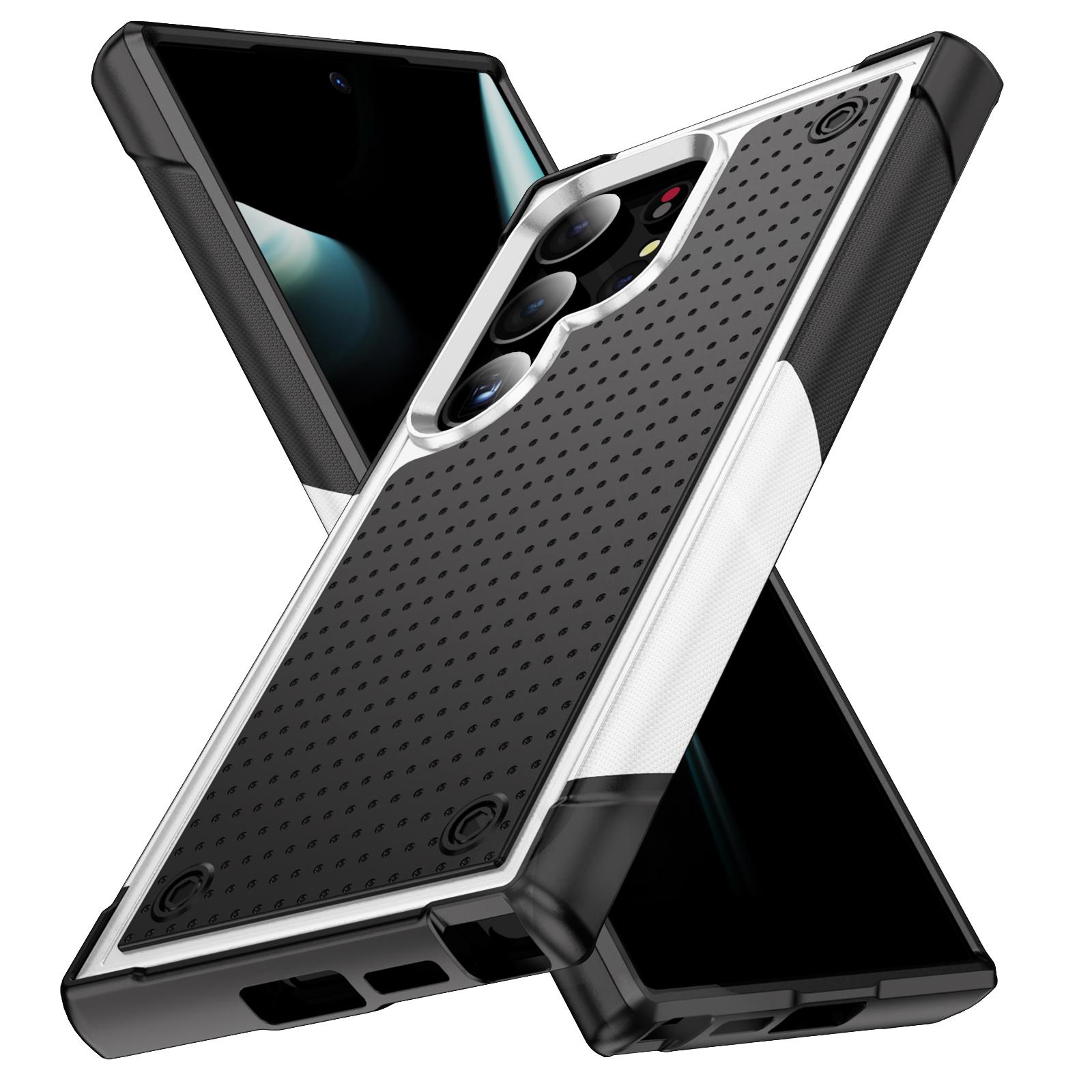 Kratzfeste Panzerhülle für Samsung Galaxy S25 Ultra S24 Plus S23 FE S22 S21 Ultra Schutzhüllen in Militärqualität for Galaxy S21 Ultra