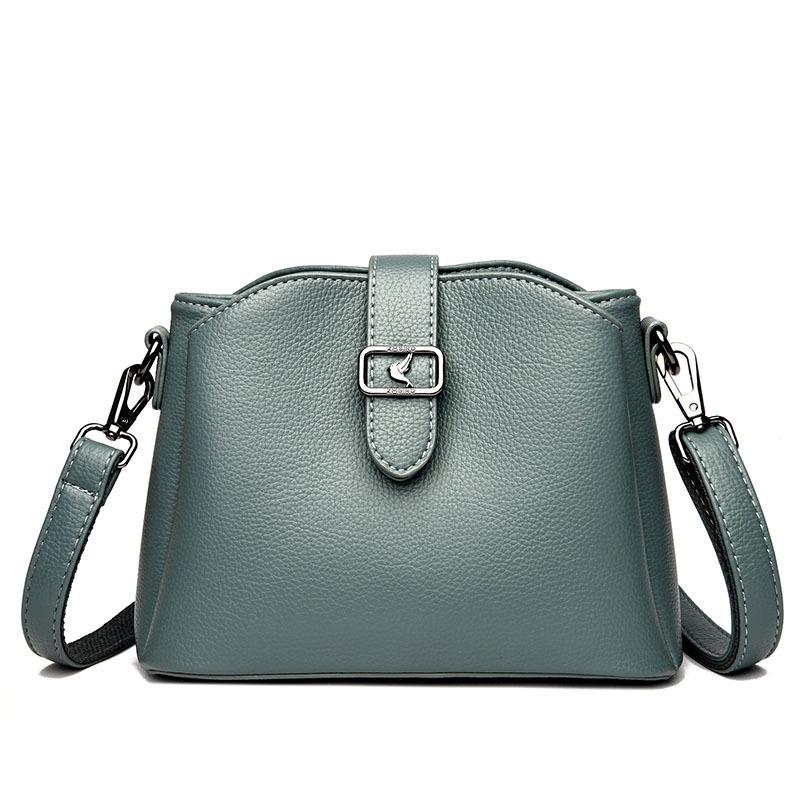 Modische Trendtasche Neue Mode Handtaschen für Damen Taschen Vielseitige Breitband Einzel-Schulter Umhängetaschen Schlichte und elegante Umhängetaschen gray