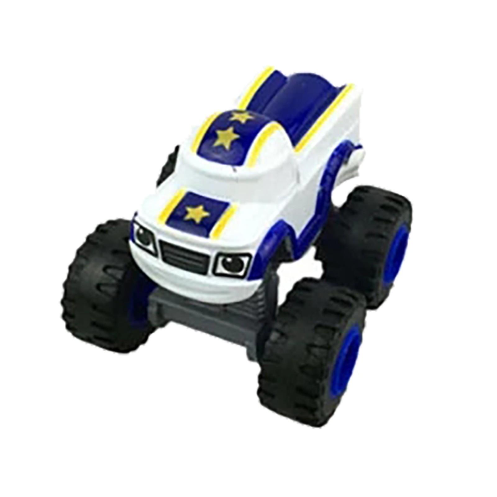 (H0826)Monster Truck Spielzeug Maschinen Auto Spielzeug klassische Blaze Autos Spielzeug Modell Geschenk weiß
