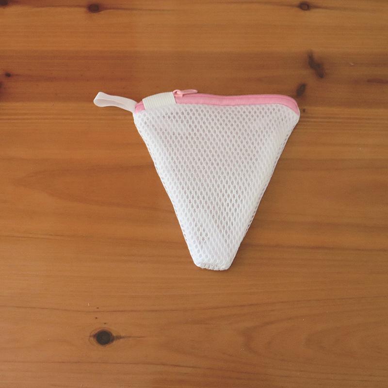 Mehrzweck-Wäschesäcke, Mini-wiederverwendbare Netzbeutel für Duftperlen, Puderquasten - für Waschmaschine, Aufbewahrung zu Hause/Küche, Polyester, Reißverschluss rosa