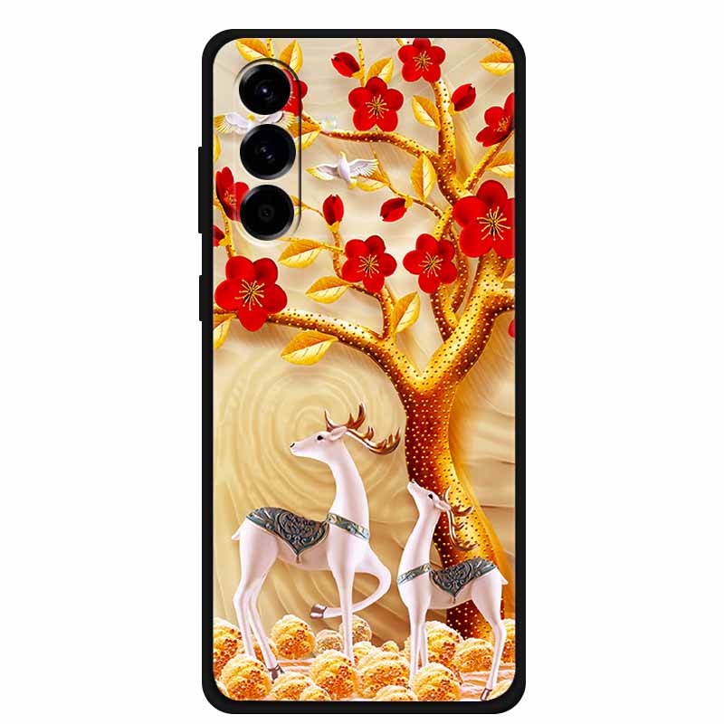 Weiche Hülle für Samsung Galaxy A57 A37 5G Hüllen Cartoon Tier Rückseite für Samsung A57 Schutz Stoßfänger Hülle Samsung A37 Capa Galaxy A37 5G