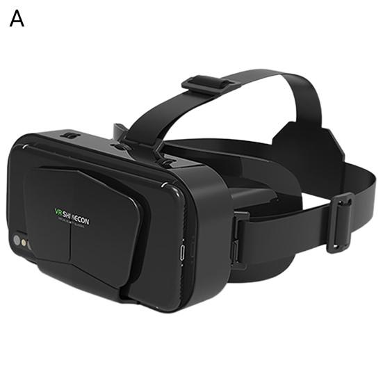 G10 VR-Brille, leistungsstarke Riesenbildschirm-immersive Panorama-Roaming-Brille für Mobiltelefone schwarz