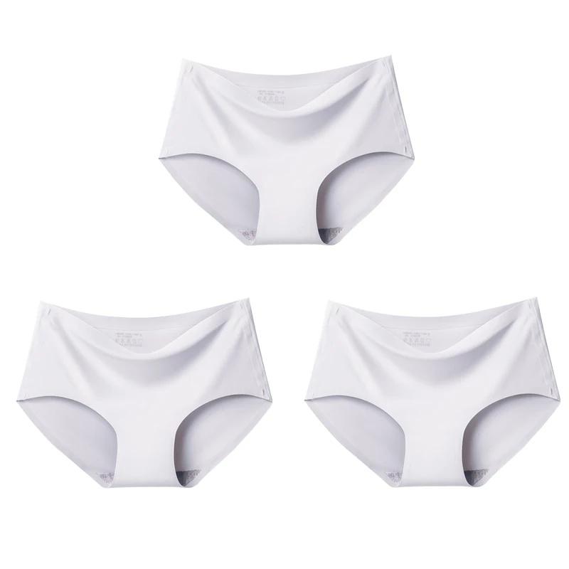 3 Teile/los Nahtlose Panty Set Unterwäsche Weibliche Komfort Dessous Weibliche Low-Rise Briefs G String Dessous Drop Verschiffen M