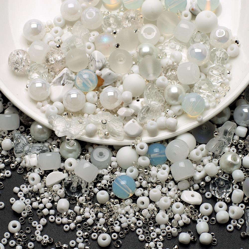 50 gr/beutel Gemischte Farbe Lose Perlen Glas Acryl Perlen Für DIY Schmuck Machen Zubehör