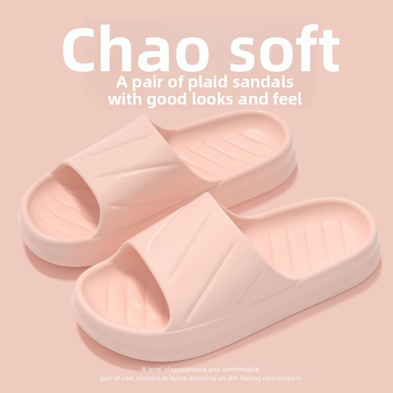 Unisex Hausschuhe für Zuhause Hausschuhe Anti-Rutsch-Hausschuhe für Sommer, Outdoor, Badezimmer, Indoor-Hausschuhe 40-41 hellrosa