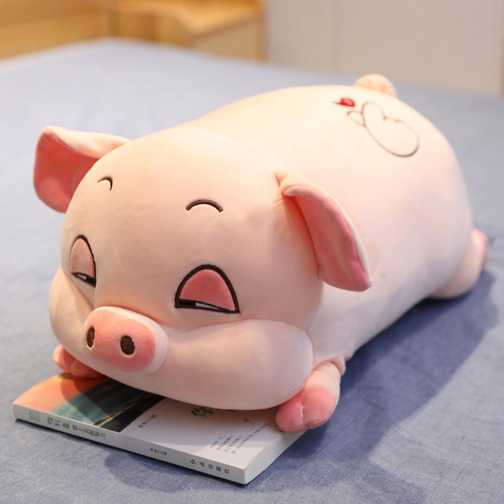 40/50/70cm Squishy Schwein Hamster Plüschtiere Ultra Weiche Dicke Kuscheltiere Puppen Kissen Schlaf-Plüschtier Begleiter Für Kinder 40cm doll