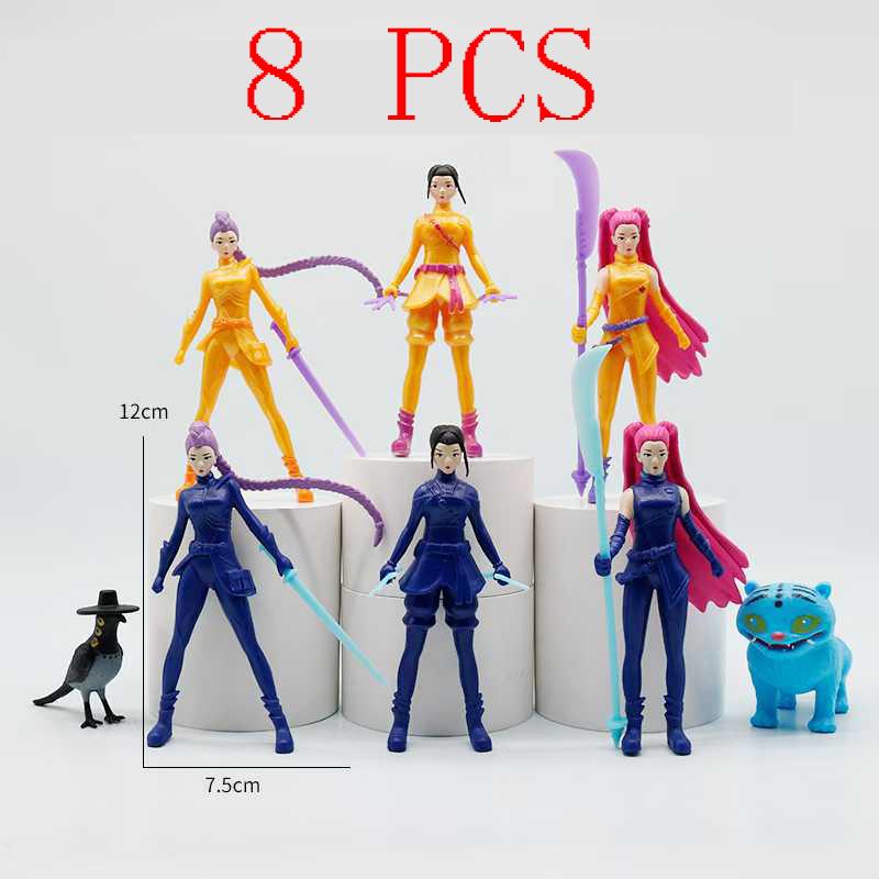 Neueste Kpop Dämonenjäger Blind Box Serie Anime Figuren Ornamente Puppen Fans Kinder Geburtstagsgeschenk Zufällige Blind Box