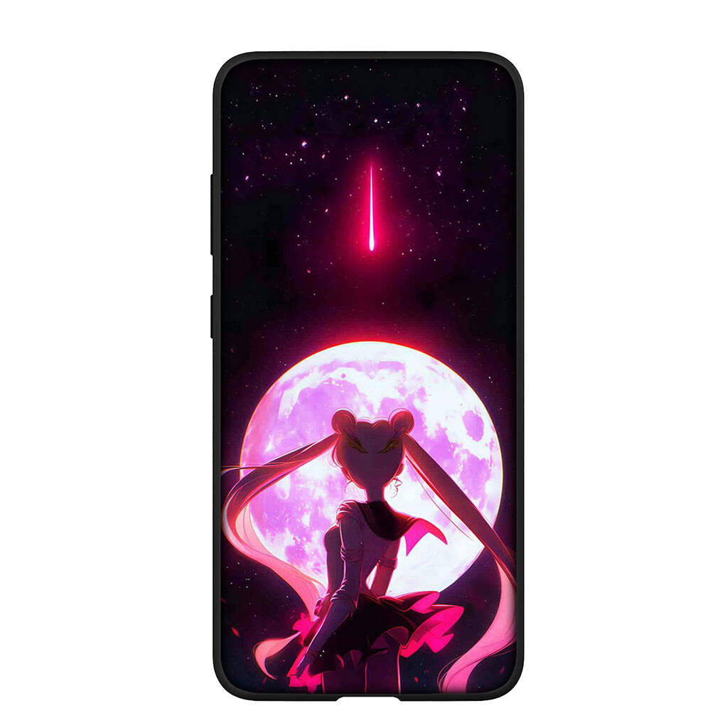 Handyhülle für iPhone 17 16 15 Plus X Huawei P30 P20 Lite Redmi Note 14 12 11 13 Pro Max OPPO A60 A80 A40 A18 A38 A17 A54 Sailor Anime Moon Girl Hülle for Redmi Note 14 Pro Plus 5G ceil