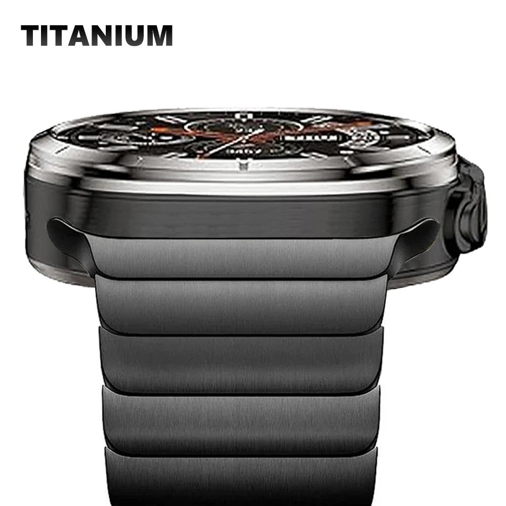 Titanarmband für Samsung Galaxy Ultra Watch 2025 Correa Luxus-Gliederarmband Herrenarmband für Samsung Galaxy Watch 7 Ultra 47mm Galaxy Watch Ultra schwarz