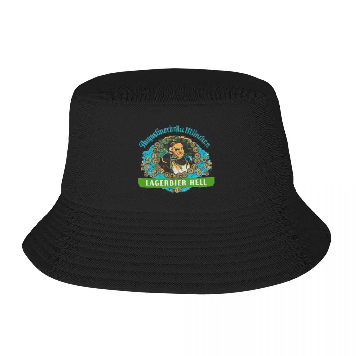 Augustiner Bier...Lagerbier Hell Eimerhut Neu Im Hut Luxus Kappe Vintage Unisex Damen