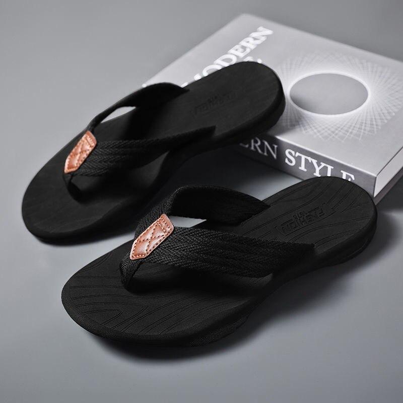 Coslony Flip-Flops für Herren, Hausschuhe, Sommer, Outdoor-Hausschuhe, Strand, männlich, weicher Boden, rutschfeste Hausschuhe, Schuhe, Hausschuhe 39