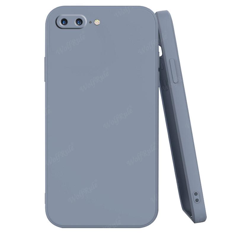 For iPhone 8 Plus Case Cover Apple iPhone 7 8 6 6S Plus Capas Bumper Original Liquid Silicone TPU Soft Cover For iPhone 8 Plus For iPhone 8 Plus
