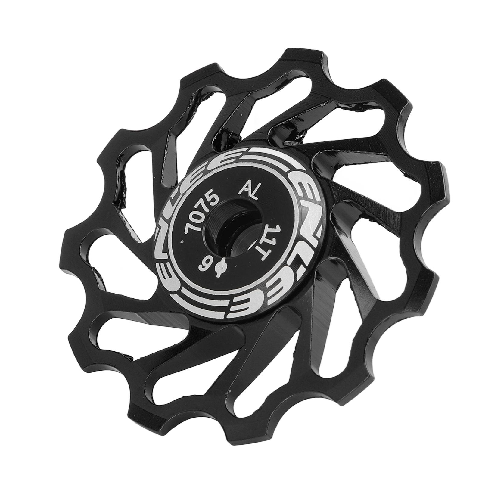 Mountainbike Schaltwerk Rädchen 11T Metall Keramik Hinterrad Führungsrolle Fahrradzubehör Rot