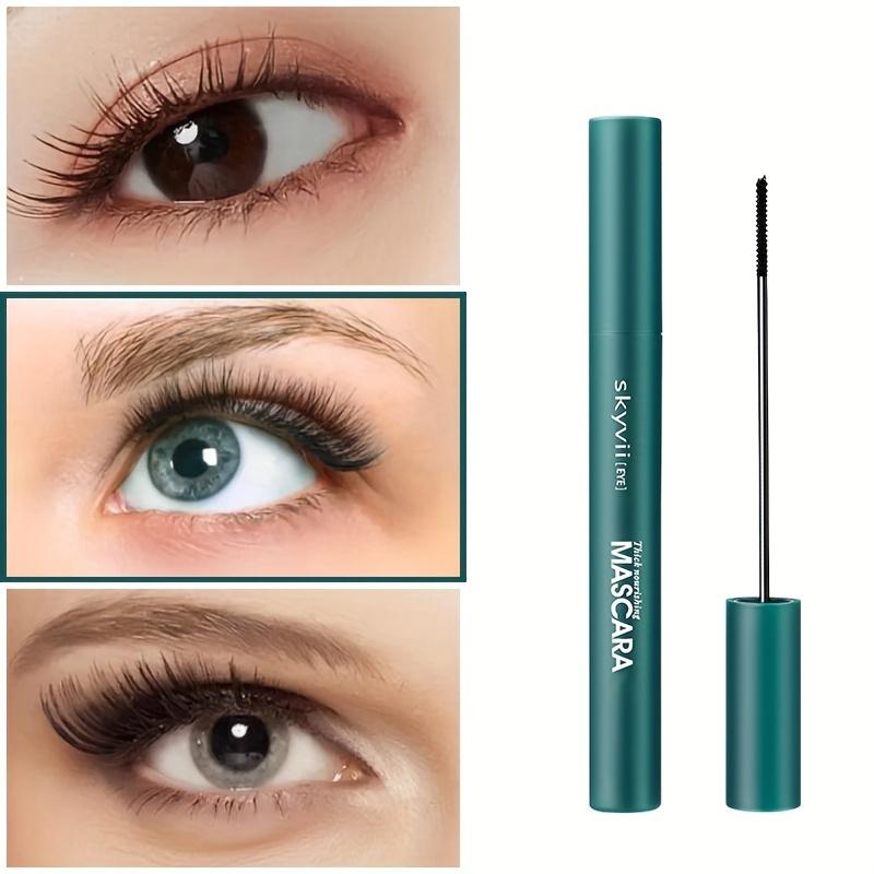 Wimperntusche, wasserfest, schweißfest, langanhaltend, kein Abnehmen des Make-ups, kein Verschmieren der Augenwimperntusche, lange, lockige Wimpern, Augen-Make-up 1pc