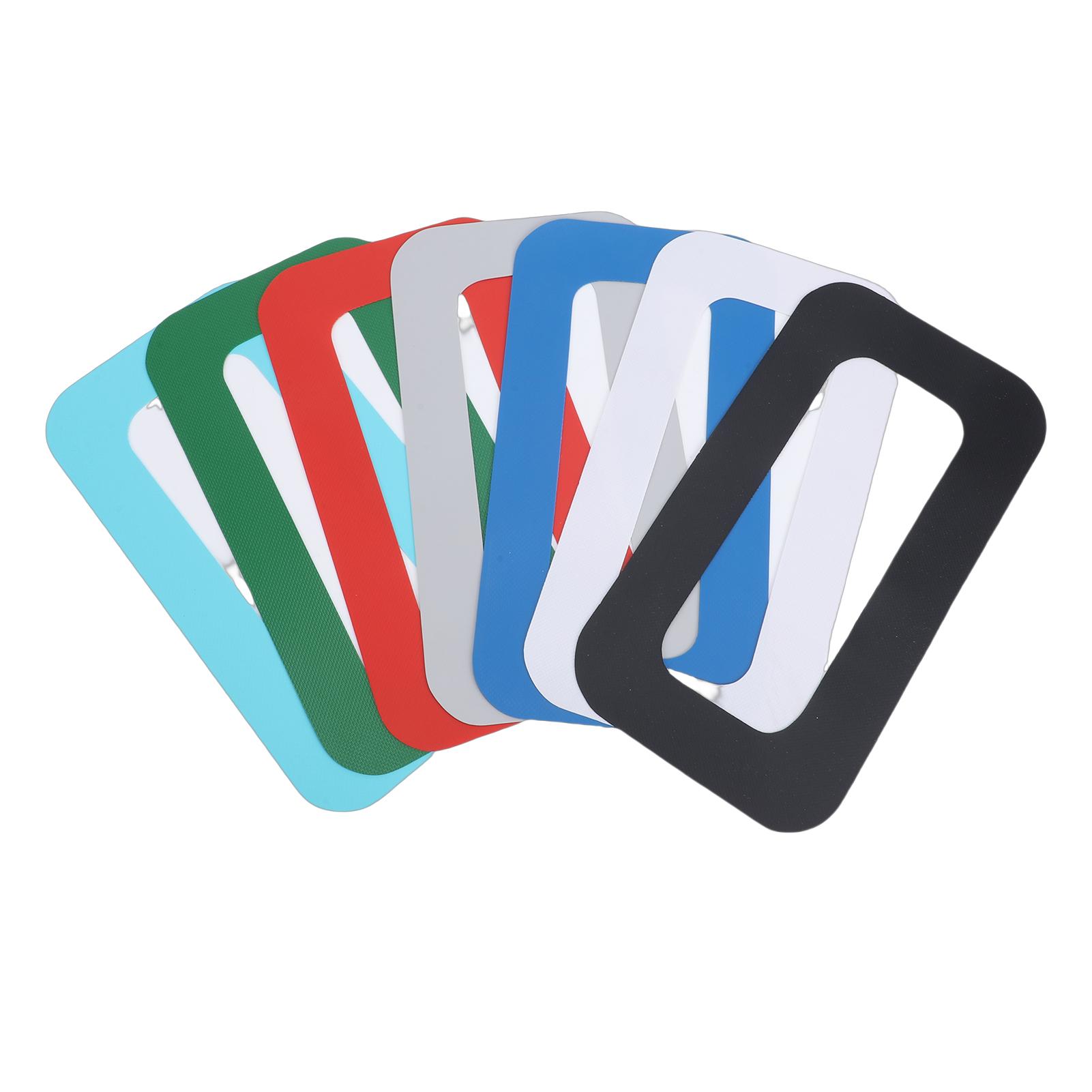 7 Stück Surfbrett Fin Box Schutz aufblasbares Stand Up Paddle Board Finnen Basis Zubehör blue