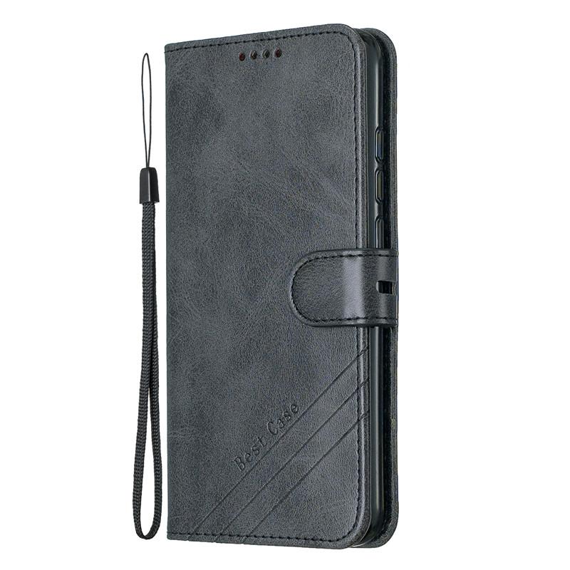 Huawei P30 Lite Hülle Leder Flip Case Für Funda Huawei P30 Lite Handyhülle Huawei P 30 Pro p30lite P20 P40 Lite E P40 Pro Hülle P40 Lite schwarz
