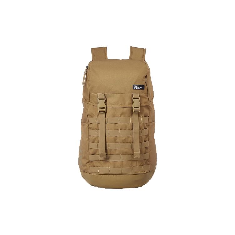 Nike Air Force 1 Taktischer Funktionaler Rucksack mit großem Fassungsvermögen aus Polyester Unisex Rucksack Weizen BA5731-245 Wheat