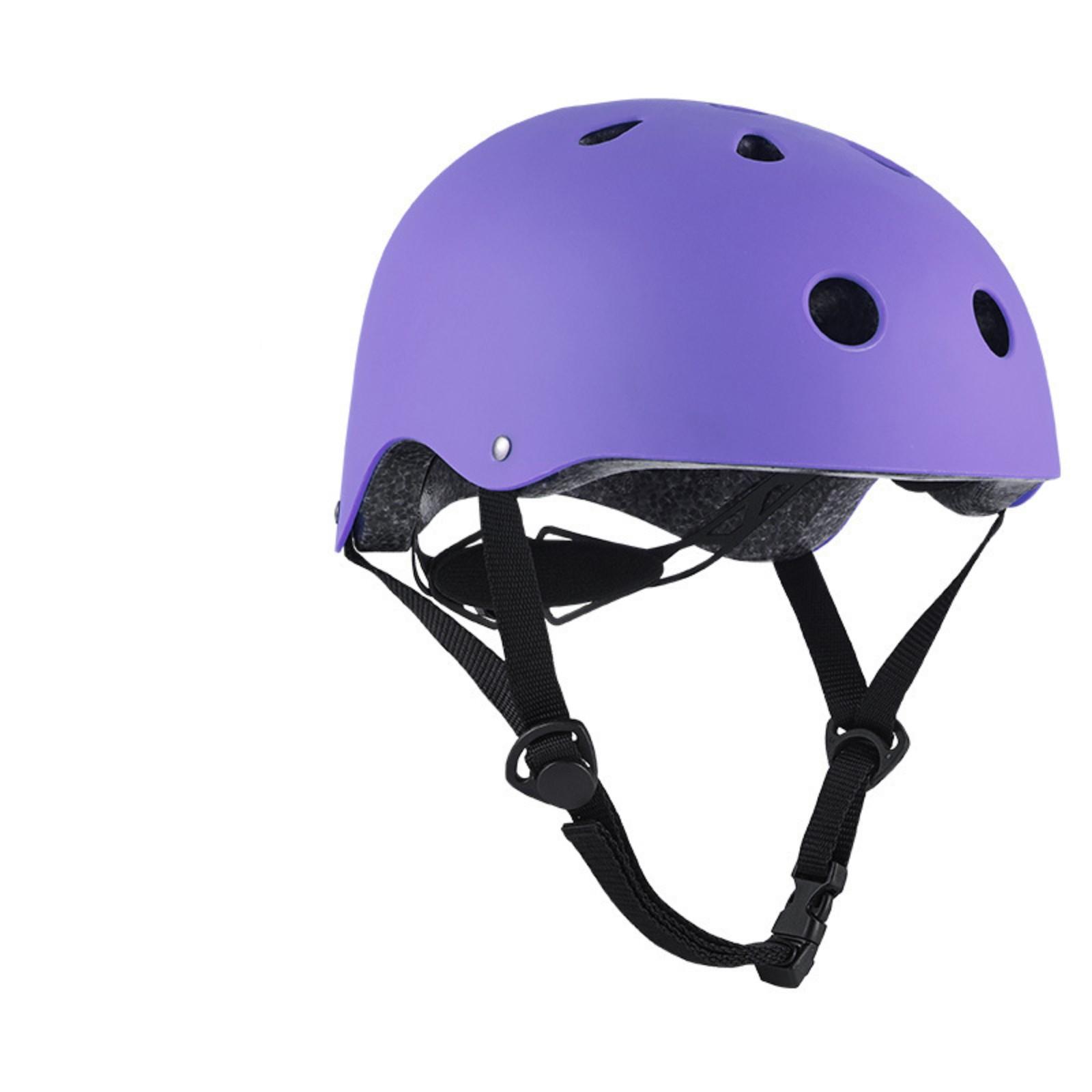 Outdoor Radfahren Sport Helm Erwachsene Kinder Roller Skateboard Balance Auto Pflaumen Helm Skating Klettern Rafting Helm M violett