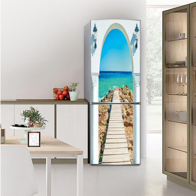 Graue coole Tapete für Kühlschrank, Schafschädel, Wein, selbstklebender Vinyl-Aufkleber, Küche, Kühlschrank, Dekoration, Aufkleber, Wandgarderobe 60x180cm(1 pcs)