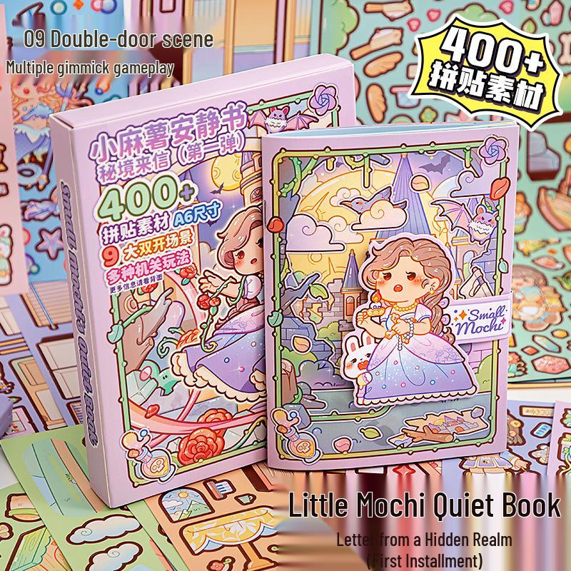 Little Mochi 3D Sommererinnerungen DIY Quiet Book Aufkleber – Handgemacht, vorgeschnittene Dekoration