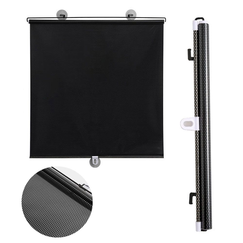 Küche mit Saugnapf, Sonnenschutz, Block, UV-Vorhänge, Verdunkelungsvorhang, Fenstervorhänge, Rollos 45cm x 125cm schwarz