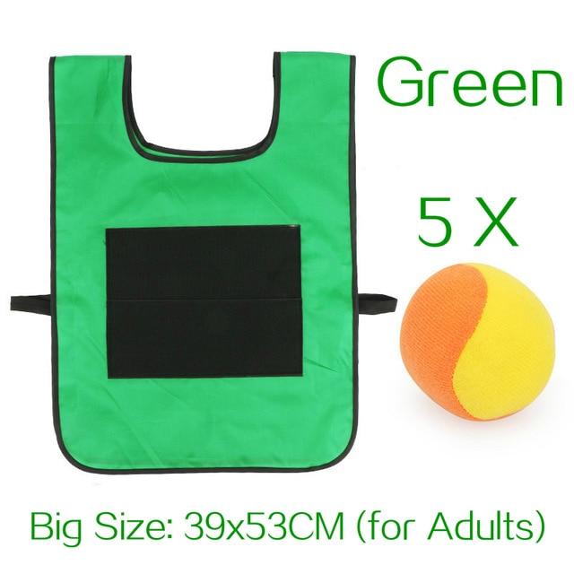 Kinder Outdoor-Sport Spiel Requisiten Weste Klebrige Jersey Weste Spiel Weste Weste Mit Klebrigen Ball Werfen Spielzeug Für Kinder Sport spielzeug