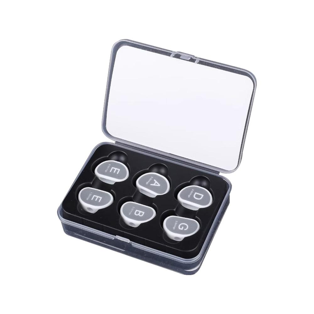 6Pcs Gitarre Knopf Schutz Abdeckung für Elektrische Gitarre Folk Gitarre Staubdicht Schweiß Prävention Gitarre D-Type