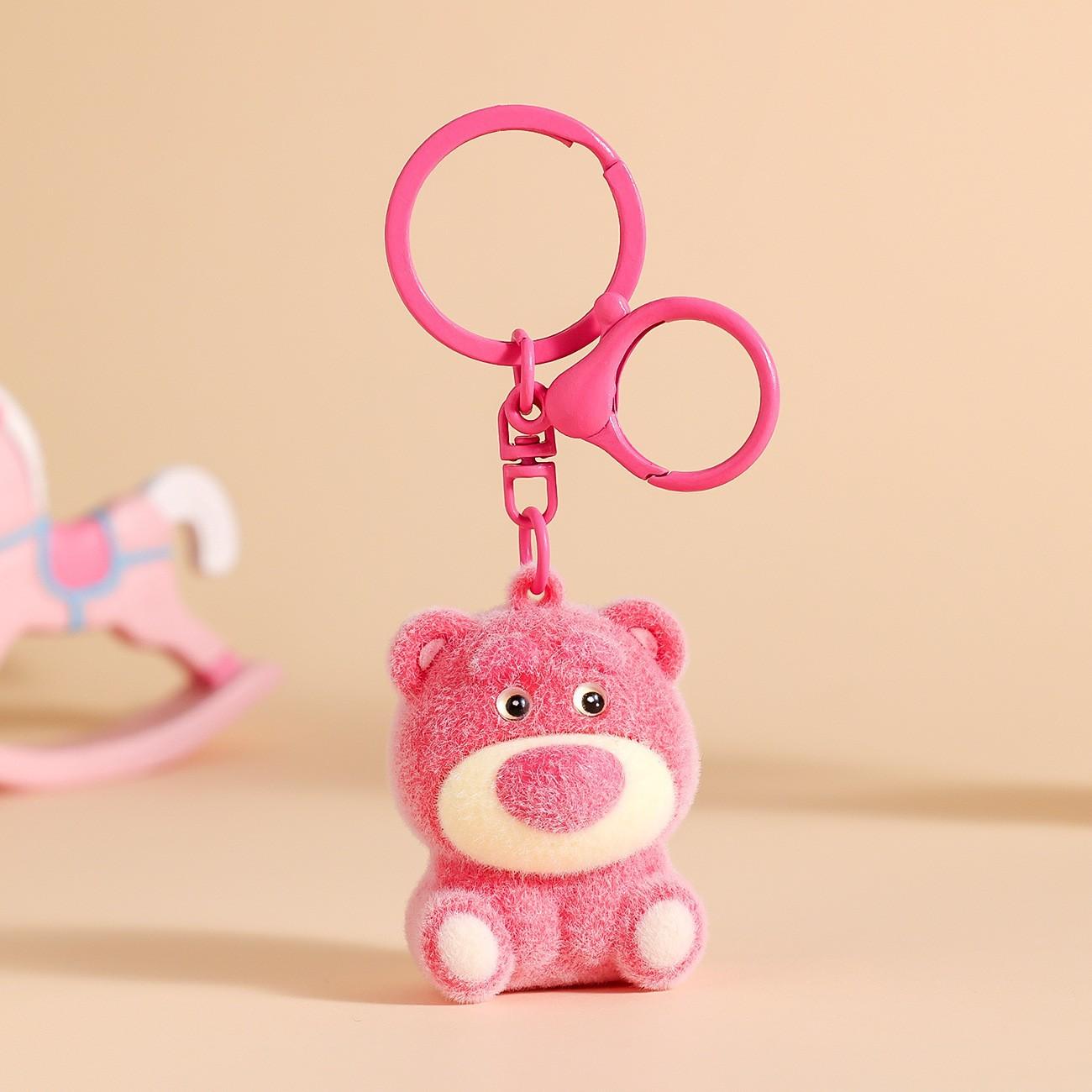 Mini Lubu Schlüsselanhänger Niedliche Weiche Silikonpuppe Rucksackanhänger für Mädchen Stilvolles Mini-Figuren-Accessoire Independent Packaging
