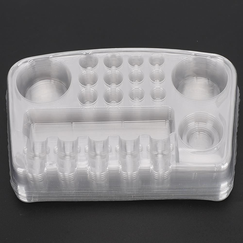 10 Stück Einweg-Kunststoff Tattoo-Kartuschennadelhalter Ständer Transparente Ablage Tattoo-Zubehör