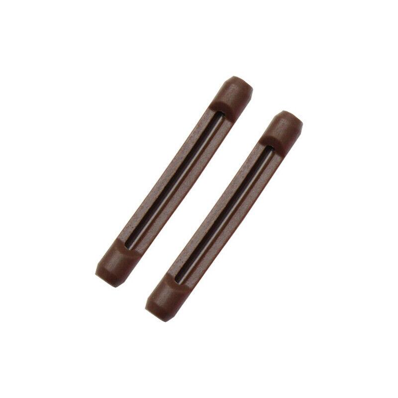 Brillen Sonnenbrille Brillen Anti-Rutsch-Abdeckung Ohrbügel Silikon Beine Ärmelhalter 3pairs braun