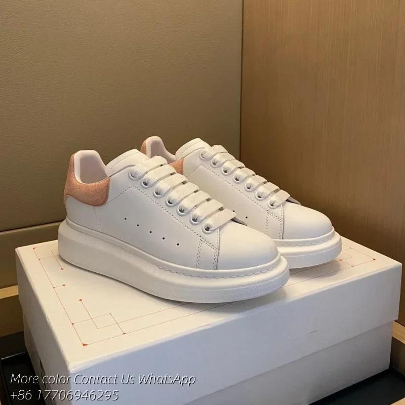 Designer Schuhe Mc quen Sneaker Plateau Sohle Sneaker Leder Sneaker Herren Damen Trainer Gummi Plateau Sohle Schuhe 45 himmelblaue