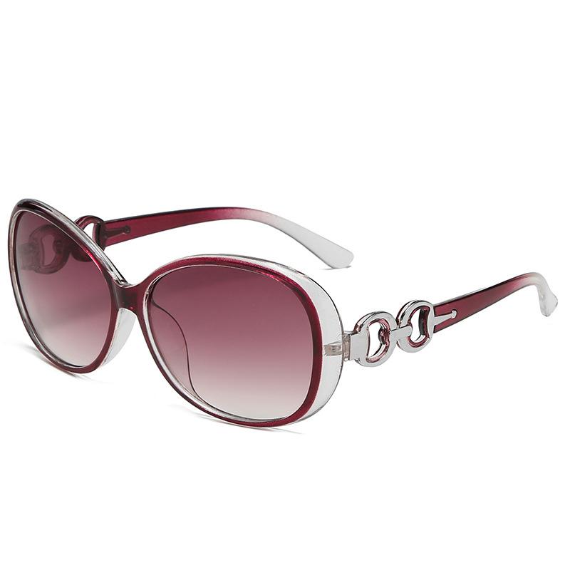 Neu Mode Sonnenbrillen für Frauen Vintage Brille Kunststoff Runde Outdoor Schutz Brille Luxus Designer Brillen Uv400