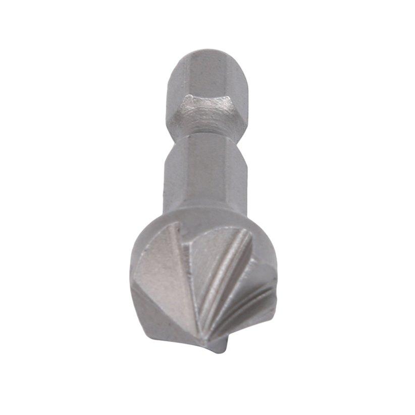 Hardware 6-Flöten-Senkbohrer, Sechs-Flöten-Fasenspitzen-Winkelschneidwerkzeug, 1 Stück 1pc