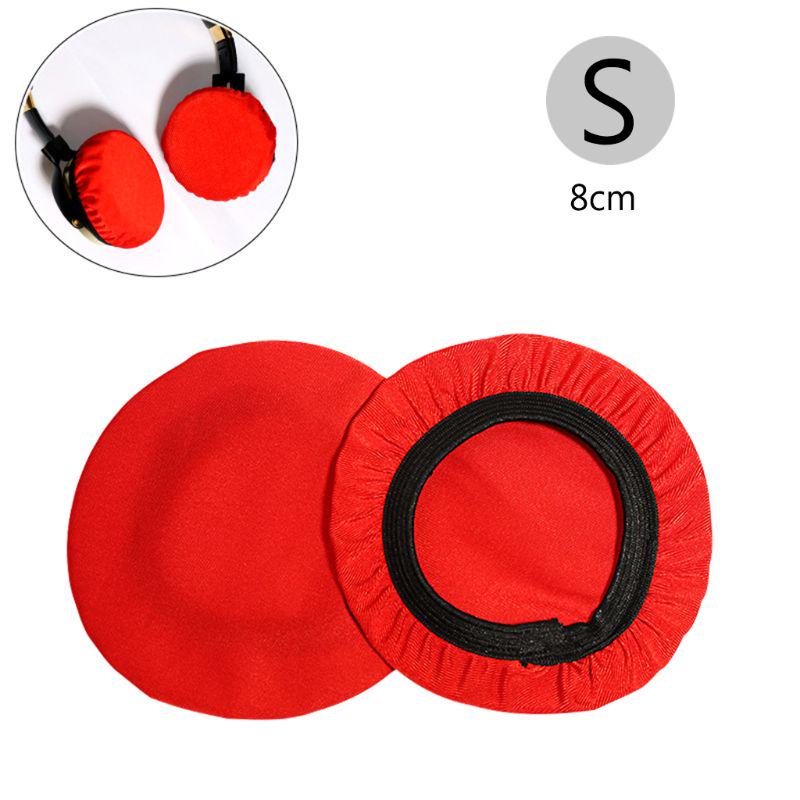 Neue elastische waschbare Ohrmuschelschutz-Kopfhörer-Staubschutzhülle für On-Ear-Kopfhörer rot