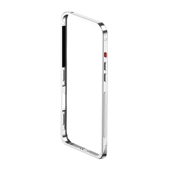 Metall Handyhülle für IPhone 17/17 Pro/17 Max/17 Air Abnehmbare Hülle & Wärmeableitung Handyhülle Ultradünner Schutzrahmen for iPhone 17 silber