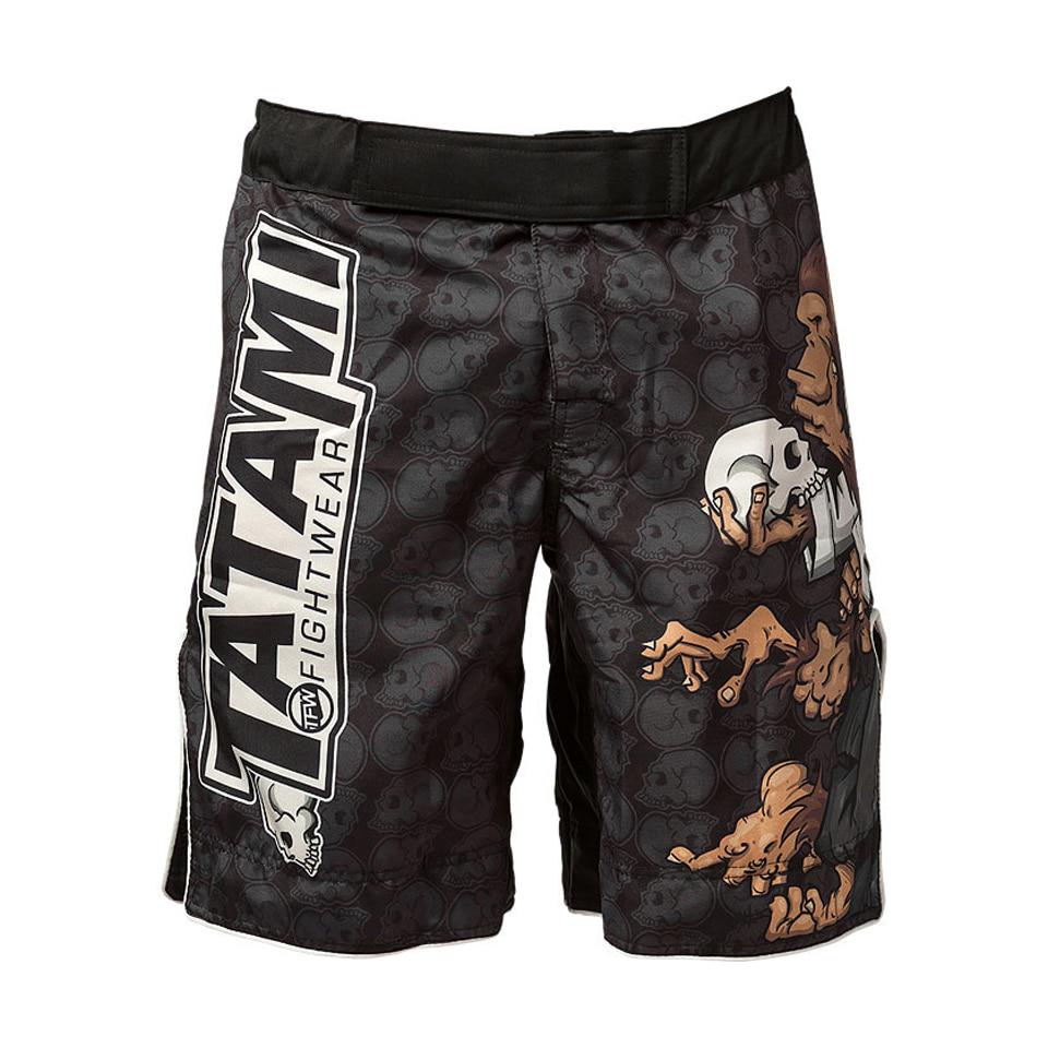 MMA Boxen Sport Fitness Shorts Thai Faust Hosen Laufen Kämpfe Günstige MMA Shorts L schwarz