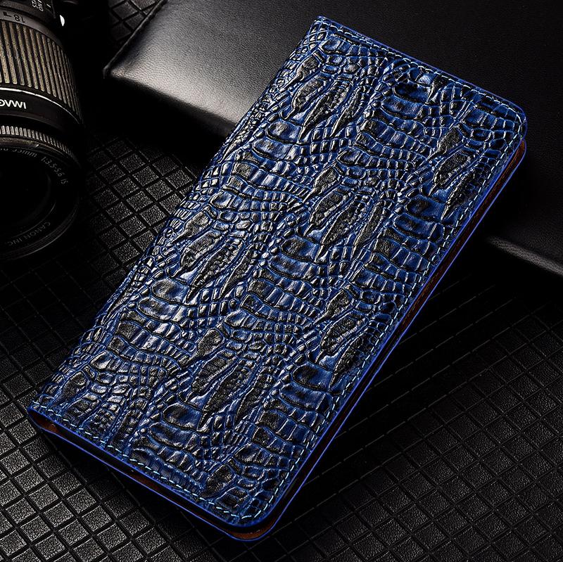 Dragon Claw Echtleder Klapphülle für Samsung Galaxy S20 S21 S22 S23 S24 S25 S26 FE Plus Ultra Edge Handyhülle Kartenfächer S24 Ultra blau