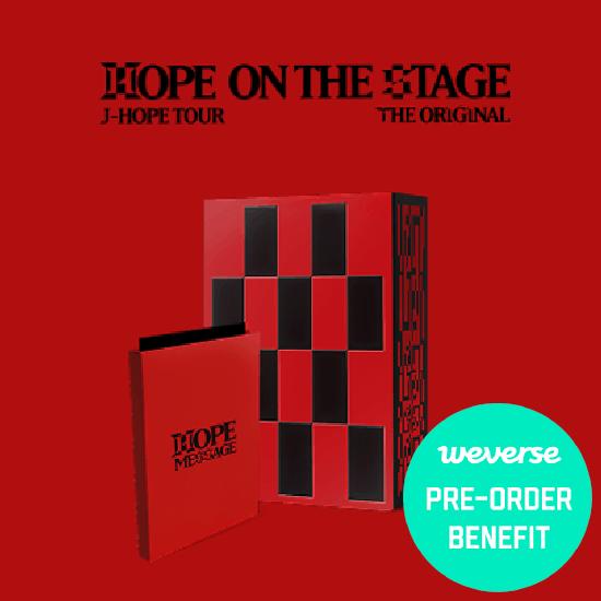 Vorbestellung j-hope Tour HOPE ON THE STAGE Das Original oder Message Card Set & Weverse POB The Original + Message Card Set