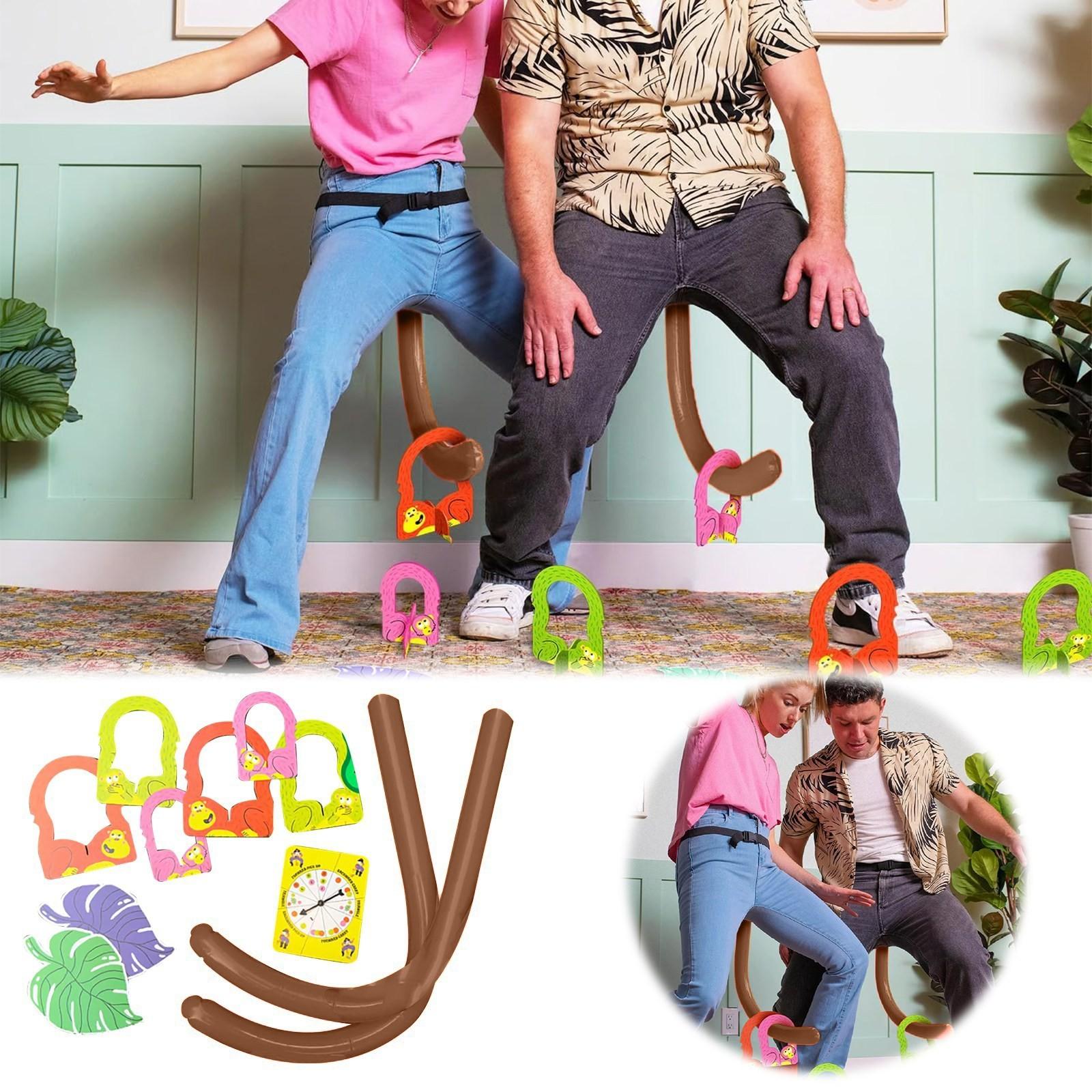 Banana Monkey Tail Spiel Familienparty-Spiele und Brettspiele Brettspiele One Size black