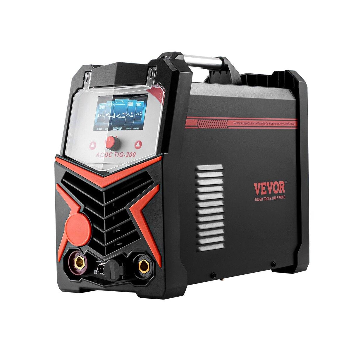 WIG-Schweißgerät 6-in-1 AC/DC Schweißmaschine Puls Punkt MMA Stab IGBT LED