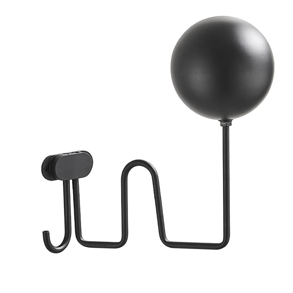 Motorrad Helm Halter, Helm Rack Wand Halterung 180 Grad Rotation Helm Aufhänger mit Haken für schwarz