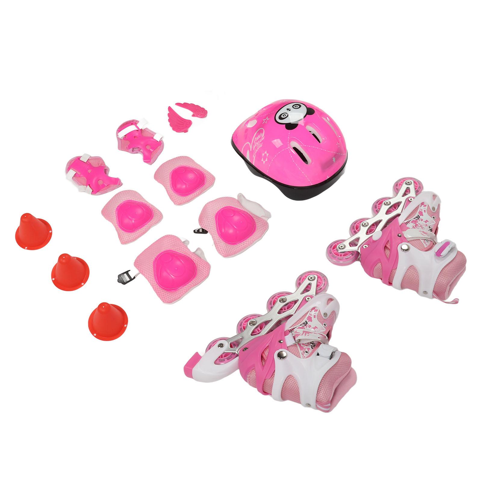 Inlineskates für Kinder Jungen Mädchen Verstellbare Klingen-Rollschuhe mit leuchtenden Rädern für drinnen