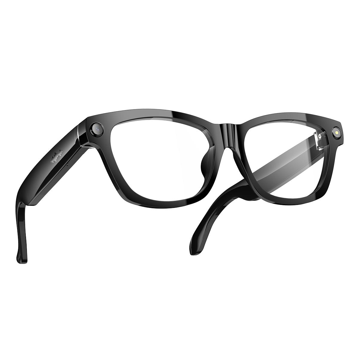 Blackview BV100 Smart-Kamera-Brille Sonnenbrille Musikwiedergabebrille Outdoor-Sportbrille Smart-Brille mit Musik & Kamera blau